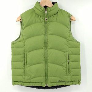 L.L. Bean Green Vest Puffer